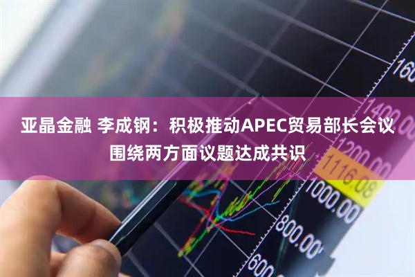 亚晶金融 李成钢：积极推动APEC贸易部长会议围绕两方面议题达成共识